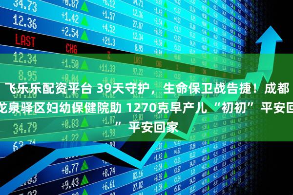 飞乐乐配资平台 39天守护，生命保卫战告捷！成都市龙泉驿区妇幼保健院助 1270克早产儿 “初初” 平安回家